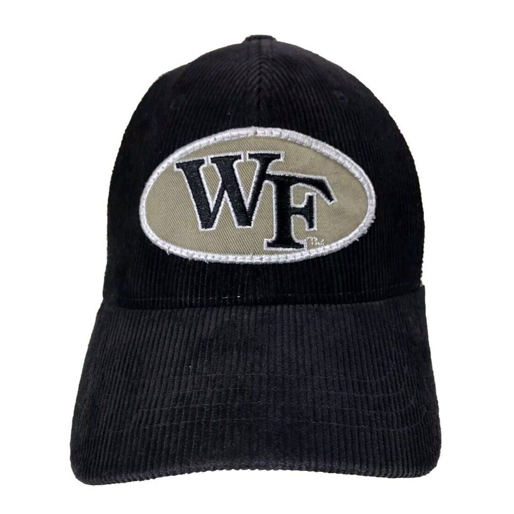 Zephyr NCAA Corduroy Mesh Snapback 6 Panel Truckers Hat Tan Black